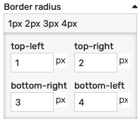 Border radius